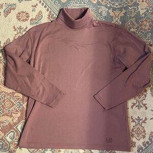 Liz Claiborne Mauve Long Sleeve Turtleneck